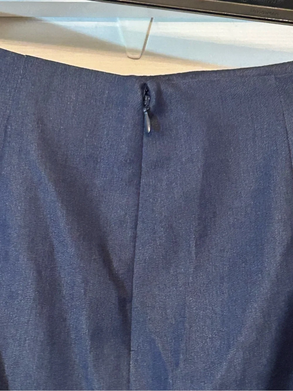 Alex Marie Classic Navy Faux Wrap Skirt Women's Size 4